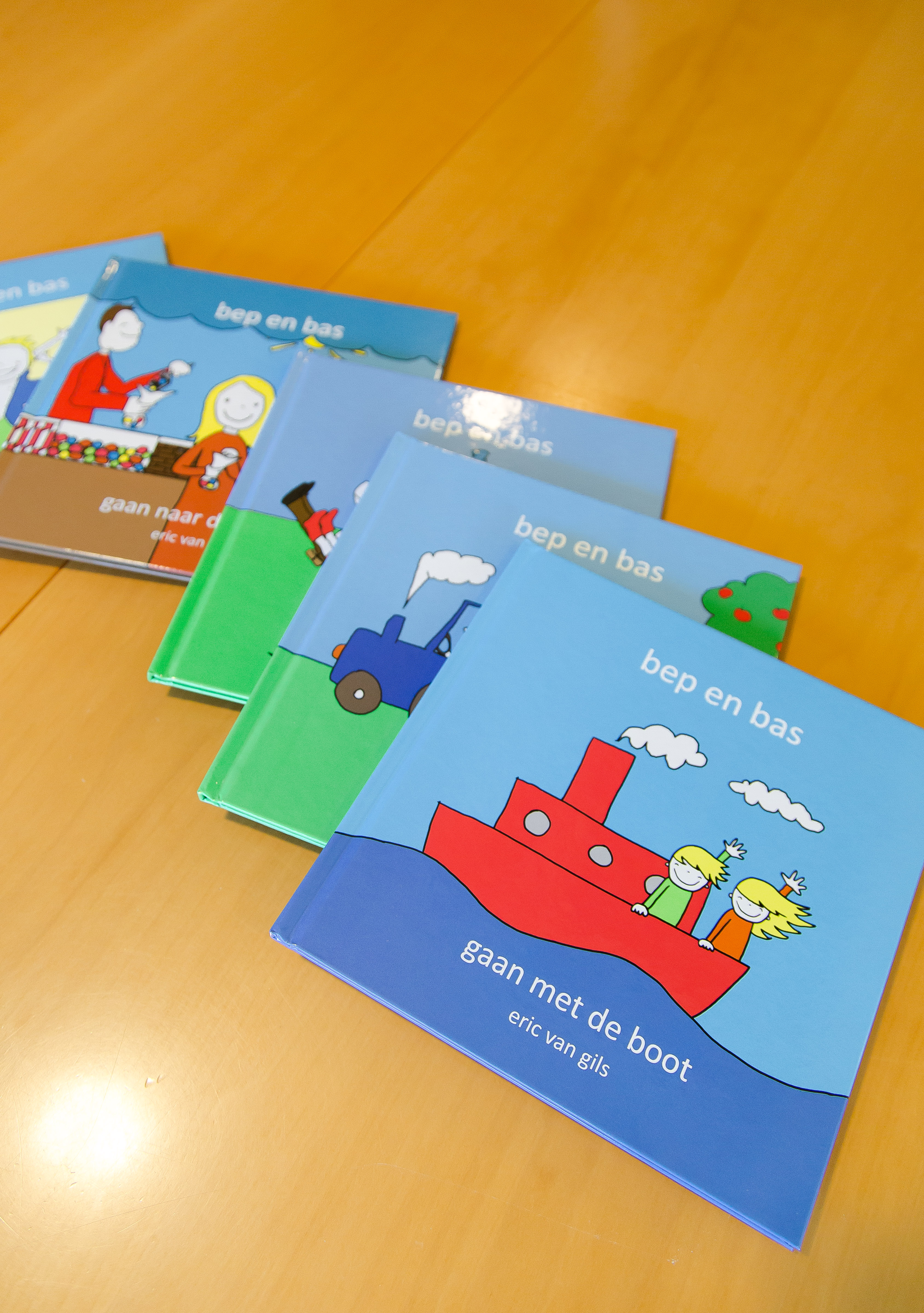 Nu verkrijgbaar: alle 5 verschillende Bep en Bas boekjes